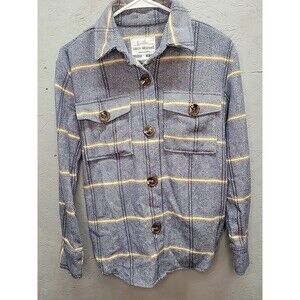 Jason‎ Maxwell Vtg Heavy Flannel Button Up Jacket Shirt Western Sz Small